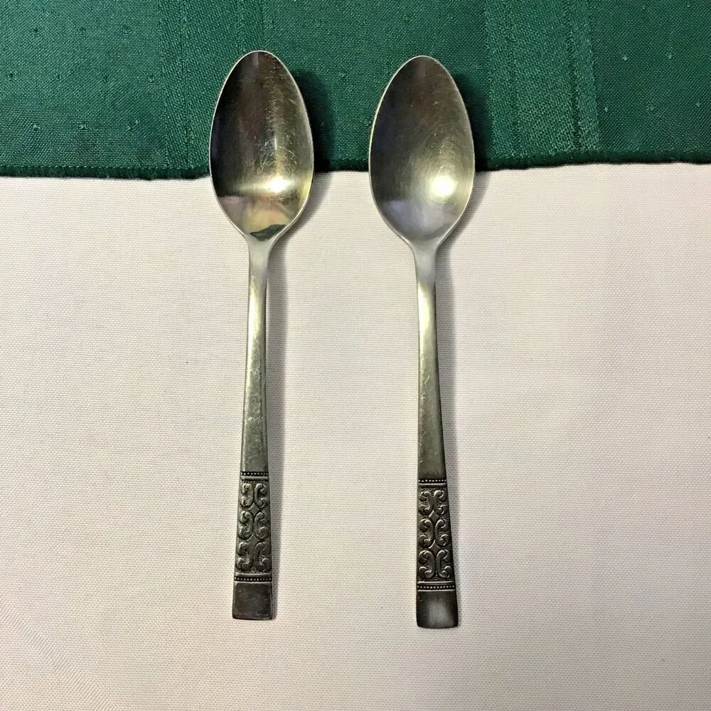 Stanley Roberts/Rogers Casa Vista Stainless Steel Teaspoons Set of 2